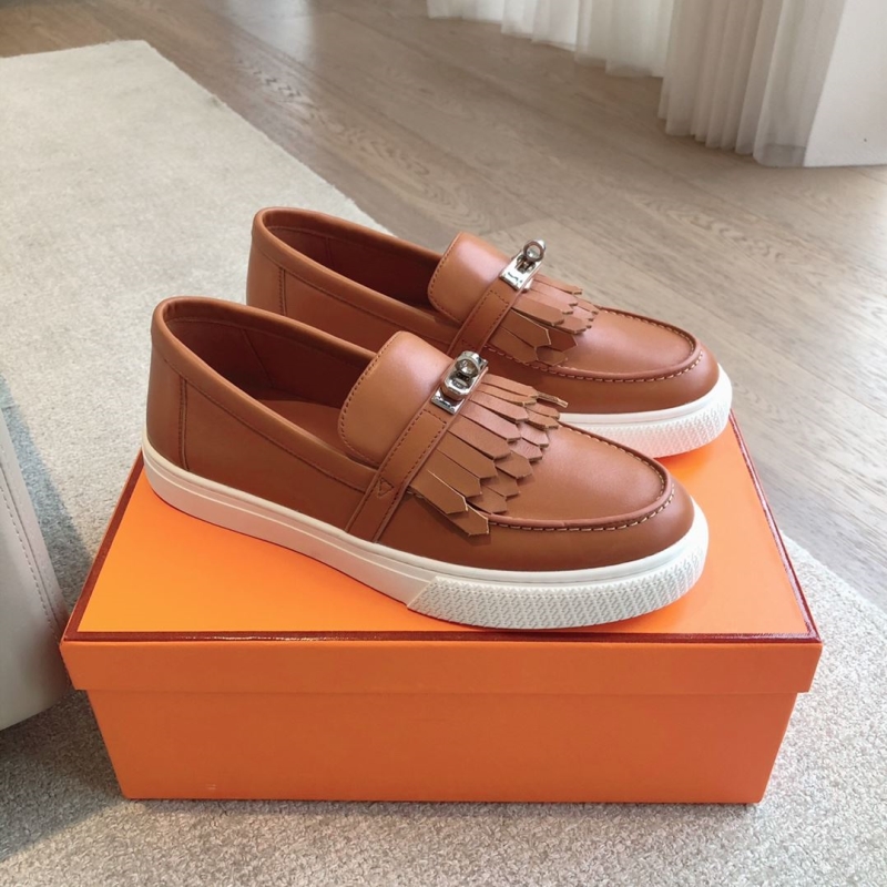 H**mes leather shoes